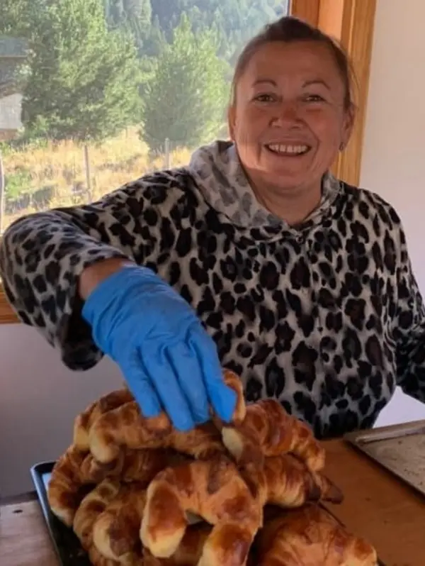 Preparación artesanal de croissant 